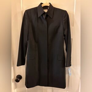 Preview Collection Classic Black Button Down Coat